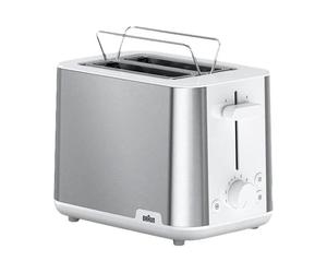 Braun HT 1510 2 fetta/e Acciaio inox Bianco Plastica Acciaio 0X23010033