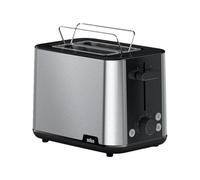 Braun HT 1510 2 fetta/e Nero Acciaio inox Plastica Acciaio 0X23010032