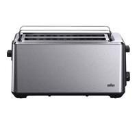 Braun HT 5220 BK Tostapane 2 Fette Acciaio Inox Nero 1470 W