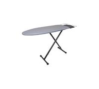 Braun IB 3001 BK ASSE da Stiro MADE IN ITALY, sistema di blocco, 7 livelli di altezza, 100% cotone, facile da trasportare, stabile e resistente, Nero/Perla 122x40cm