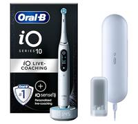 Oral-B iO Spazzolino Elettrico Ricaricabile 10 Bianco,1 Testina, 1 Custodia Da Viaggio ricaricabile, 1 Caricatore Sense