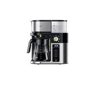 Braun KF9050BK - Macchina da caffè americano con filtro con caraffa in vetro, 7 erogazioni diverse, fino a 10 tazze, display touch, timer, 1750 Watt, acciaio inox/nero