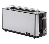 Braun Langschlitz-Toaster PurShine HT 1610 BK edelstahl/black 0X23010043