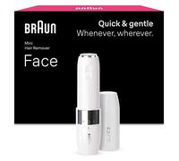 Braun Face Epilatore Viso Donna con Rifinitore di Precisione, FS1000 Bianco | Depilatore Elettrico Viso, Baffetti, Mento e Guance, Idea Regalo, a Batterie