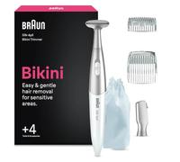 Braun Mini Rifinitore Bikini Di Precisione, +4 Accessori, FG1100, Bianco