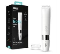 Braun Mini Rifinitore Corpo BS1000, Rifinitore Elettrico Corpo Uomo E Donna, Bianco