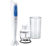 Braun MQ 3000 WH Smoothie+ 0,6 L Frullatore ad immersione 700 W Blu, Bianco