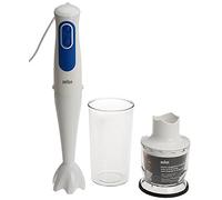 Braun MQ3020WH Mixer Ad Immersione, 700 Watt, Bianco/Blu