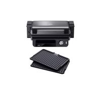 BRAUN - Bistecchiera CG5033 Griglia MultiGrill 5, Potenza 2000 watt, 3 posizioni di cottura, Max 230.C - Nero