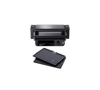 Braun MultiGrill CG5010IGY Bistecchiera Elettrica, Griglia a contatto con manopola, regolazione temperatura, 3 Posizioni di Cottura, Piastre Removibili e Lavabili, piastra aperta 30x22cm, 2000W, Nero
