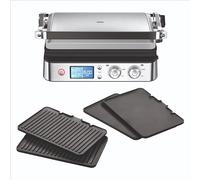 Braun Griglia a contatto MultiGrill 9 Nero/Acciaio inox