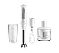 Braun MultiQuick 5 MQ50.236M, Minipimer con Tecnologia PowerBell Plus, 21 Velocità+Turbo, Sistema EasyClick per Accessori, Tritatutto 500ml, Frusta in Acciaio Inox e Bicchiere 600ml, 1000W, Bianco