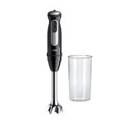 Braun MultiQuick 5 Pro - Minipimer 1000W Bicchiere 600ml Nero | Frullatore a Immersione, Impugnatura Ergonomica, PowerBell VPlus, 25 Velocità + Turbo, Asta Inox, EasyClick Plus, MQ55001M