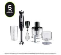 Braun MultiQuick 5 MQ55.254MBK 0,5 L Frullatore ad immersione 1000 W Nero, Acciaio inox