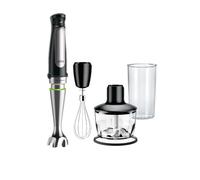Braun MQ 7035X 0,6 L Frullatore ad immersione 1000 W Nero, Acciaio satinato [MQ 7035X]