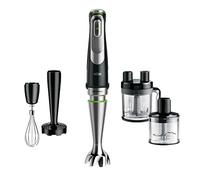 Braun MultiQuick 9 - Frullatore a immersione, mixer, robot da cucina formato XL, tecnologia Active PowerDrive, ciotola multifunzione con capacità di 0,6 L, 1200 W, MQ9187XLI, nero