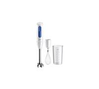 Braun MultiQuick3 MQ30.051M Minipimer, Frullatore ad Immersione Tecnologia PowerBell VPlus, Tecnologia Tedesca, 2 Velocità, Tecnologia Anti Schizzi, Bicchiere 600ml, Frusta a Filo, 900W, Bianco/Blu
