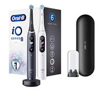 Oral-B iO8 Series Duo Electric Toothbrush, Black Onyx/White