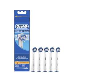 Braun Oral-B Precision Clean - Confezione da 5 testine per spazzolino da denti elettrico, compatibile con tutti gli spazzolini rotanti Oral-B