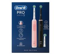 Oral-B Pro 3 3900N Gift Edition Adulto Spazzolino rotante-oscillante Nero, Rosa
