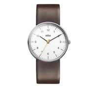 Braun Orologio Analogico al Quarzo Uomo con Cinturino in Pelle BN0021WHBRG