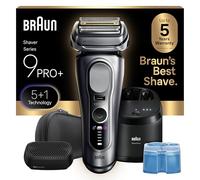 Braun Pro SensoAdapt, rasoio elettrico serie 9 PRO+, 6in1 SmartCare Center, 9697CC, argento