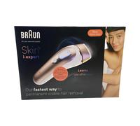 Braun Epilatore Luce Pulsata Smart Skin I·Expert, Epilazione A Casa Tua, Custodia, Rasoio Donna Venus, 2 Testine, PL7147