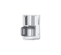 Braun PurShine KF1505 WH - Macchina da caffè con filtro, 1,2 l, in acciaio inox, per fino a 9 tazze, sistema OptiBrew, funzione antigoccia, filtro girevole, spegnimento automatico, 1000 W, colore: