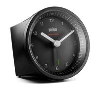 Braun Radiosveglia di colore nero con allarme Crescendo, funzione snooze e illuminazione, BC07B-DCF