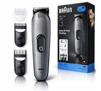 Braun Rasoio Elettrico Rifinitore All-In-One Series 3 AIO3500 4In1 Grigio