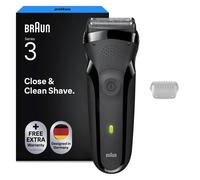 Braun Series 3 300 s Rasoio Elettrico Ricaricabile, Rasoio Da Barba Per Uomo, Nero