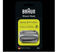 Braun Series 3 32S Testina Di Ricambio Per Rasoio Elettrico Barba - Argento - Compatibile Con I Rasoi ProSkin
