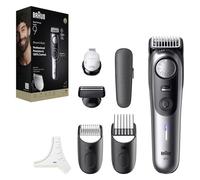 Braun Trimmer Barba Series 9, + 7 Strumenti Barbiere, 52 Lunghezze, ProBlade, BT9520, Cromo