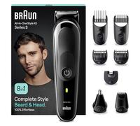 Rifinitore a batteria 8 in 1 da uomo Braun Series 3 MGK3440