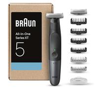 Braun Regolabarba Uomo E Rasoio Elettrico Barba E Corpo Series X, Con Innovativa Lama 4D E Protezione SkinShield, Testina Flessibile A 2 Direzioni Per Rasatura Rapida, Impermeabile, Senza Fili, XT5270