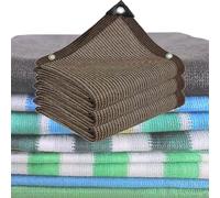Braun - Rete ombreggiante con occhielli 90% protezione UV da giardino, copertura durevole per serra, resistente ai raggi UV, rete per pergola, 8 m x 11 m, per uso esterno