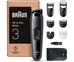 Braun Rifinitore All-In-One Series 3 AIO3545 Rasoio Elettrico Nero