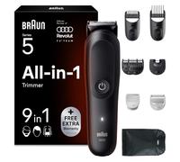 Braun Rifinitore All-in-One Series 5 | Rasoio Elettrico Barba E Capelli 9In1 Con Lama Ultra Affilata E Tecnologia SkinGuard Per Il Corpo