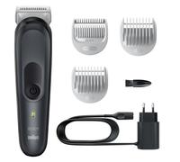 Braun Body Groomer 3 Rasoio Elettrico Corpo Uomo, Depilazione Uomo, Accessori Inclusi, Lama in Metallo, Ideale per Aree Sensibili, Gambe, Petto e Ascelle, Idea Regalo, BG3350 Nero e Grigio