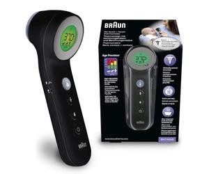 Braun Sensian 7 Termometro frontale senza contatto, Tecnologia Age Precision, 3 in 1, Display digitale con codifica a colori, Adatto a neonati e bambini, Marchio #1 tra i dottori 1|BNT400