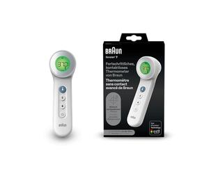 Braun Sensian 7 Termometro frontale senza contatto, Tecnologia Age Precision, 3 in 1, Display digitale con codifica a colori, Adatto a neonati e bambini, Marchio #1 tra i dottori 1|BNT400