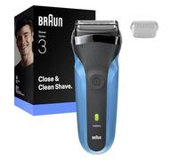 Braun Series 3 310 Rasoio Da Barba Elettrico, Wet&Dry Da Uomo, Nero/Blu