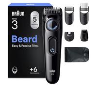 Braun Regolabarba Uomo Series 3, +6 Strumenti Di Styling, Lama Ultra Affilata, 50 Min Di Utilizzo, 40 Lunghezze, Rasoio Elettrico Barba, BT3565, Nero/Blu