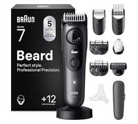 Braun Serie 7 Regolabarba Uomo, 12 Accessori, Custodia BT7545 Grigio