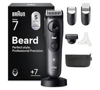 Braun Regolabarba Uomo Series 7, +7 Strumenti Da Barbiere, Lama ProBlade Affilata a Vita, Fino A 120 Minuti Di Autonomia, Impermeabile, Selettore Di Precisione Con 40 Lughezze E Blocco, BT7525, Grigio