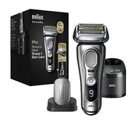 Braun Serie 9 Pro 9487cc Electric Razor for Men, Wet & Dry, Electric Razor, Rechargeable, Electric Shaver with Clean & Charge Station and ProCare Attachment