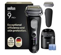 Braun Serie 9 Pro+ Rasoio Elettrico Barba, Custodia Smartcare 9660ccps Nero | Regolabarba Uomo, Rifinitore di Precisione, Impermeabile, Ricaricabile, Testina, Custodia, Smartcare, Ricarica, Idea Regalo