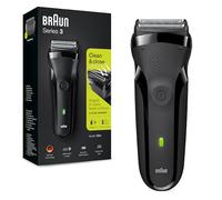 Braun Series 3 300 s Rasoio Elettrico Ricaricabile, Rasoio Da Barba Per Uomo, Nero