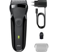 Braun Series 3 300 s Rasoio Elettrico Ricaricabile, Rasoio Da Barba Per Uomo, Nero