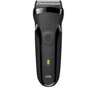 Braun Series 3 Rasoio Elettrico Uomo - Rasoio a 3 Lame Flessibili Durata Batteria 30 Minuti Rasoio a Secco Uomo - 300s Grigio